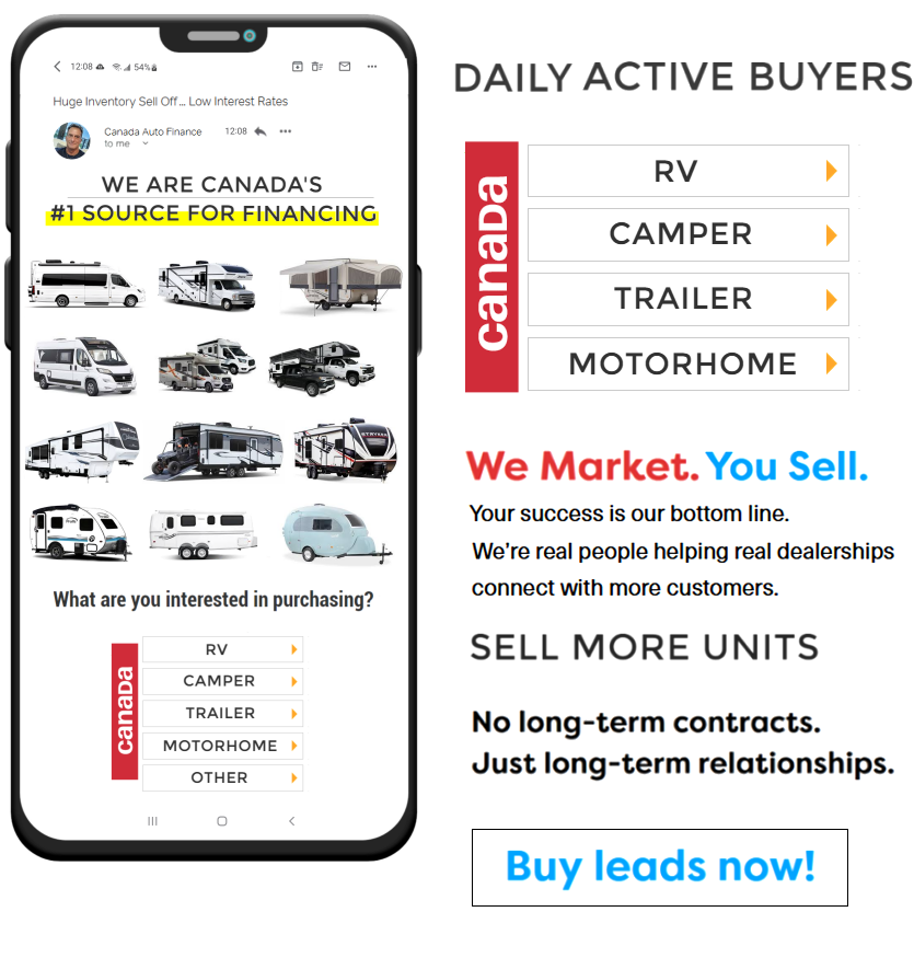 RV, Camper, Motorhome, Trailer Leads Canada
